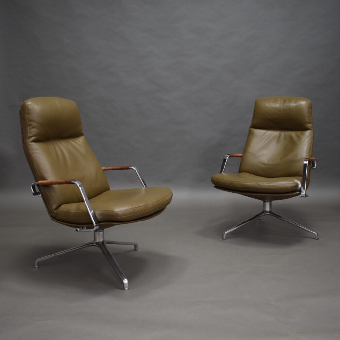 Fabricius and Kastholm FK-86 Leather Lounge Chairs, Denmark - 1968 | #S2068 - Image 2