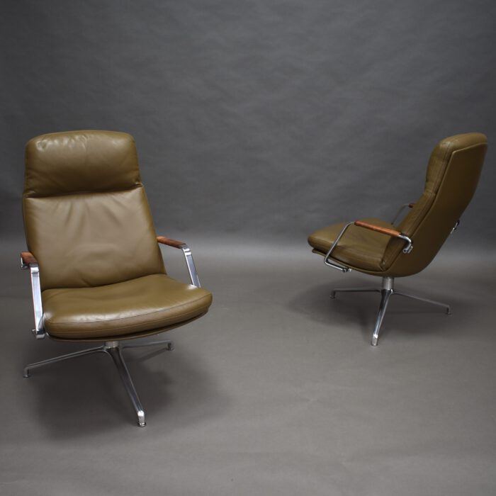 Fabricius and Kastholm FK-86 Leather Lounge Chairs, Denmark - 1968 | #S2068 - Image 4