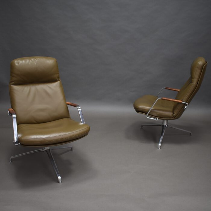 Fabricius and Kastholm FK-86 Leather Lounge Chairs, Denmark - 1968 | #S2068 - Image 3