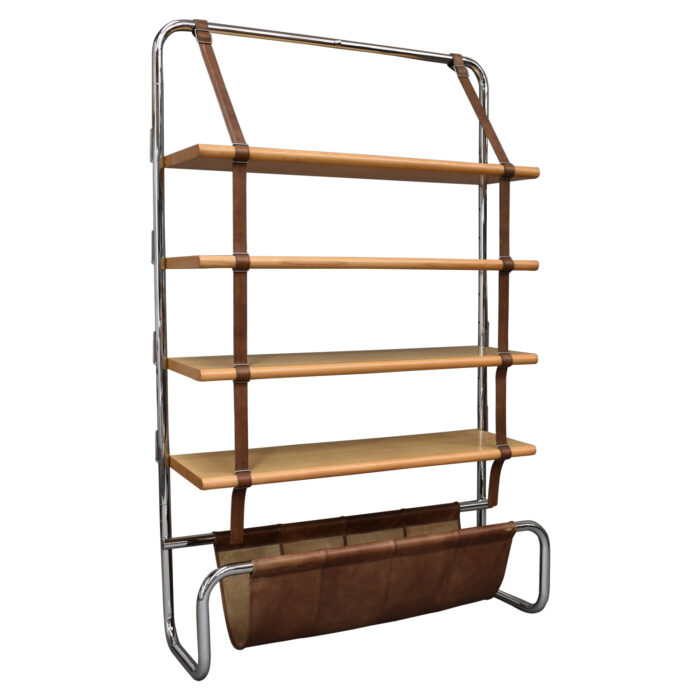 Stunning 'Jumbo Line' Bookcase by Luigi Massoni for Poltrona Frau, Italy - 1971 | #C2002