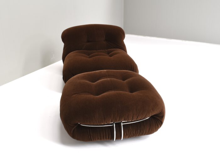 Soriana Chair and Ottoman by Tobia Scarpa for Cassina, Italy - circa 1970 | S12180