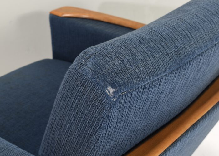 Pair of German lounge chairs with oak details, Germany - circa 1950 | #S12319 - Image 10
