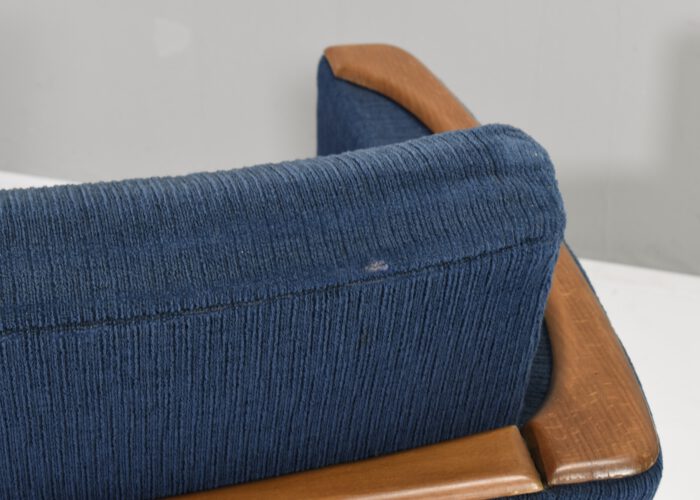 Pair of German lounge chairs with oak details, Germany - circa 1950 | #S12319 - Image 8