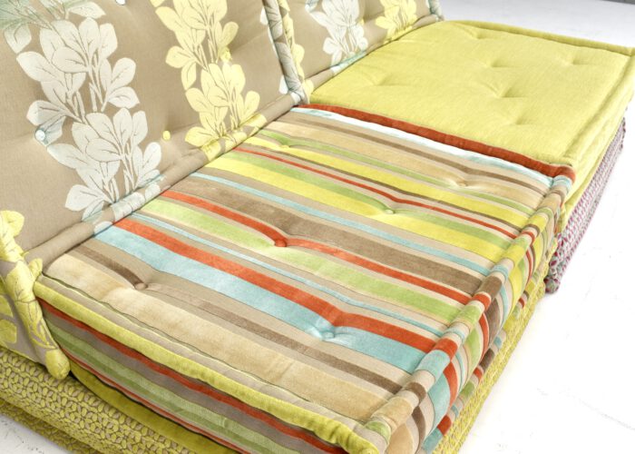 Mah Jong sofa in Kenzo fabrics by Gobbo Salotti in the style of Roche Bobois | #S12404 - Image 23