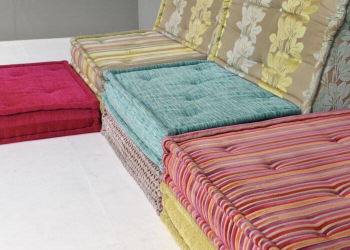 Mah Jong sofa in Kenzo fabrics by Gobbo Salotti in the style of Roche Bobois | #S12404 - Image 13