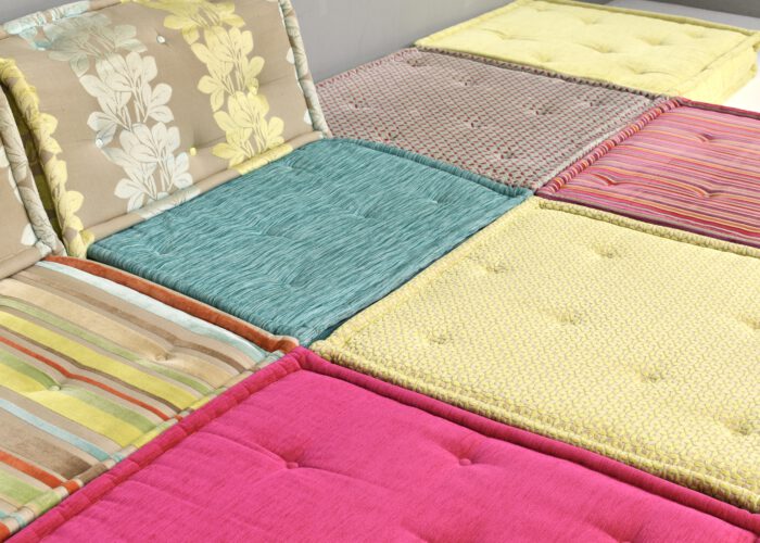 Mah Jong sofa in Kenzo fabrics by Gobbo Salotti in the style of Roche Bobois | #S12404 - Image 14