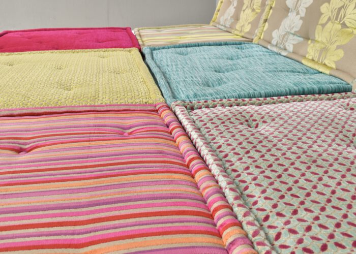 Mah Jong sofa in Kenzo fabrics by Gobbo Salotti in the style of Roche Bobois | #S12404 - Image 16