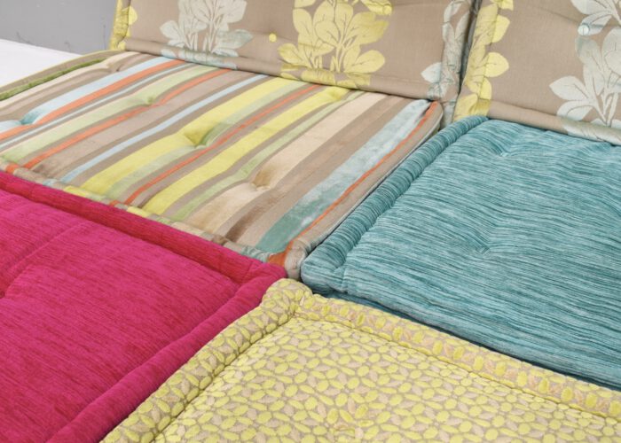 Mah Jong sofa in Kenzo fabrics by Gobbo Salotti in the style of Roche Bobois | #S12404 - Image 17