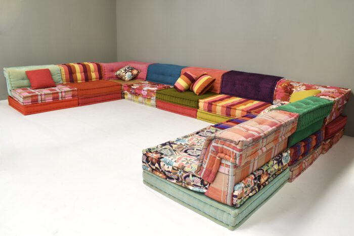 Mah Jong 35 piece sectional sofa by Hans Hopfer for Roche Bobois, France - circa 1970 | #S12406 - Image 6