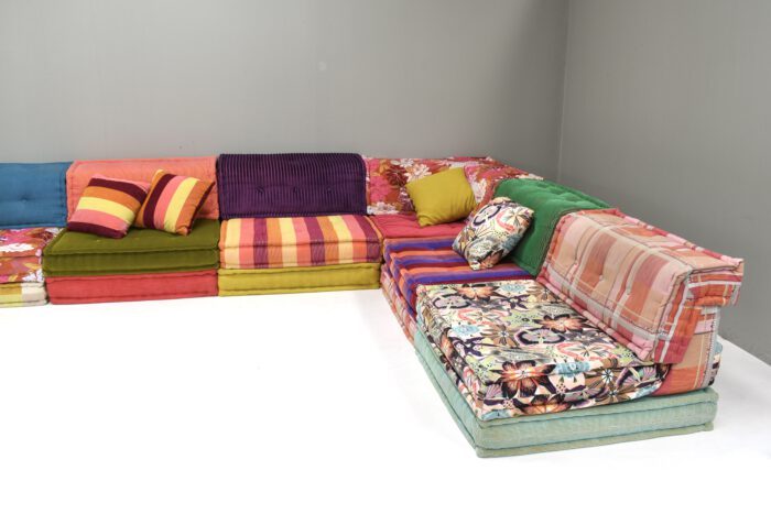 Mah Jong 35 piece sectional sofa by Hans Hopfer for Roche Bobois, France - circa 1970 | #S12406 - Image 11